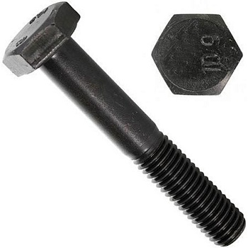 Болт шестигранный с неполной резьбой М42х120 DIN 931 класса прочности 10.9
